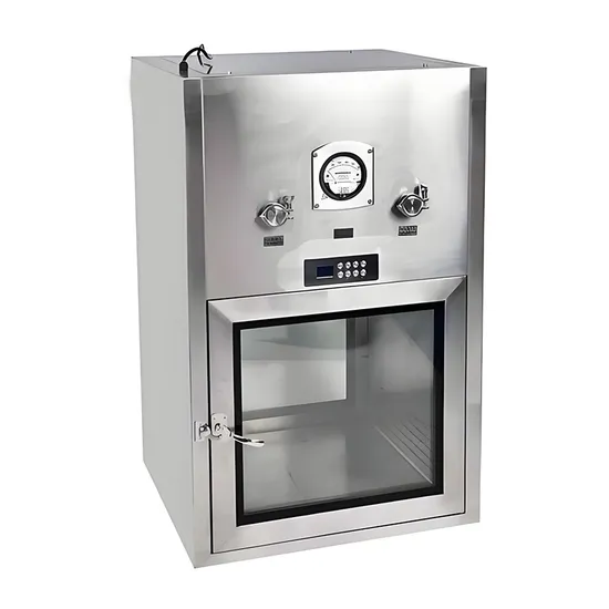 Intelligent Self-Cleaning Transfer Windows for Clean Rooms, Pharmaceutical Rooms and Laboratories
